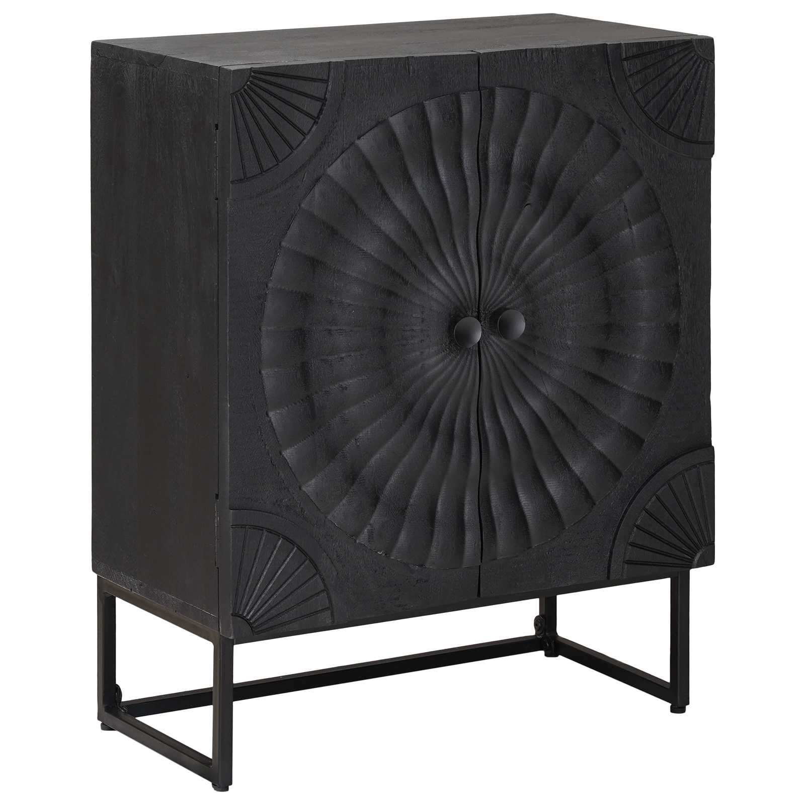 Dressoir Zwart 55 x 30 x 70 cm is nu te koop bij PeponiXL, paradijselijk wonen!