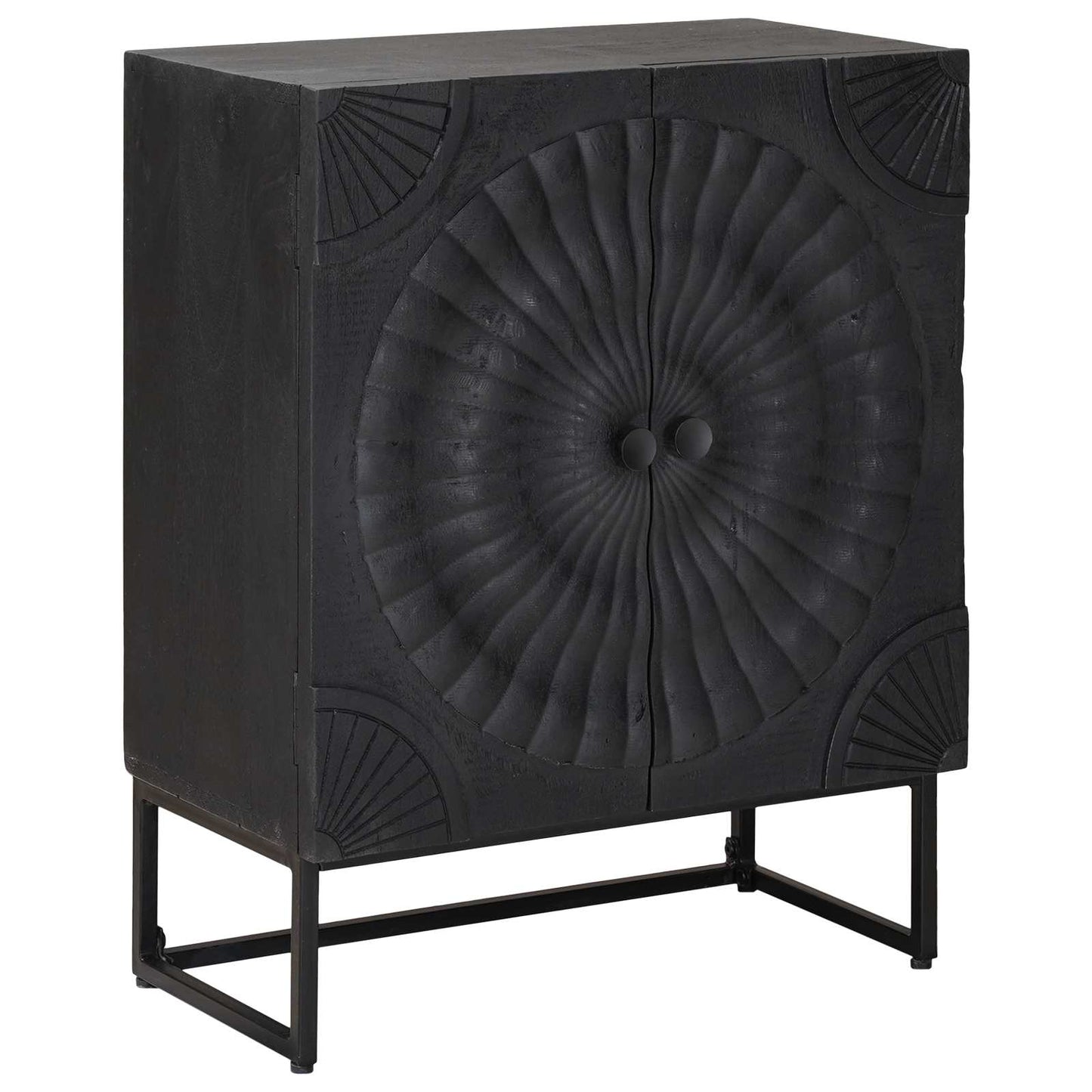 Dressoir Zwart 55 x 30 x 70 cm is nu te koop bij PeponiXL, paradijselijk wonen!