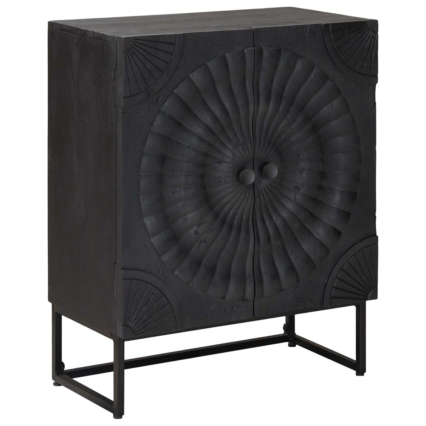 Dressoir Zwart 55 x 30 x 70 cm is nu te koop bij PeponiXL, paradijselijk wonen!