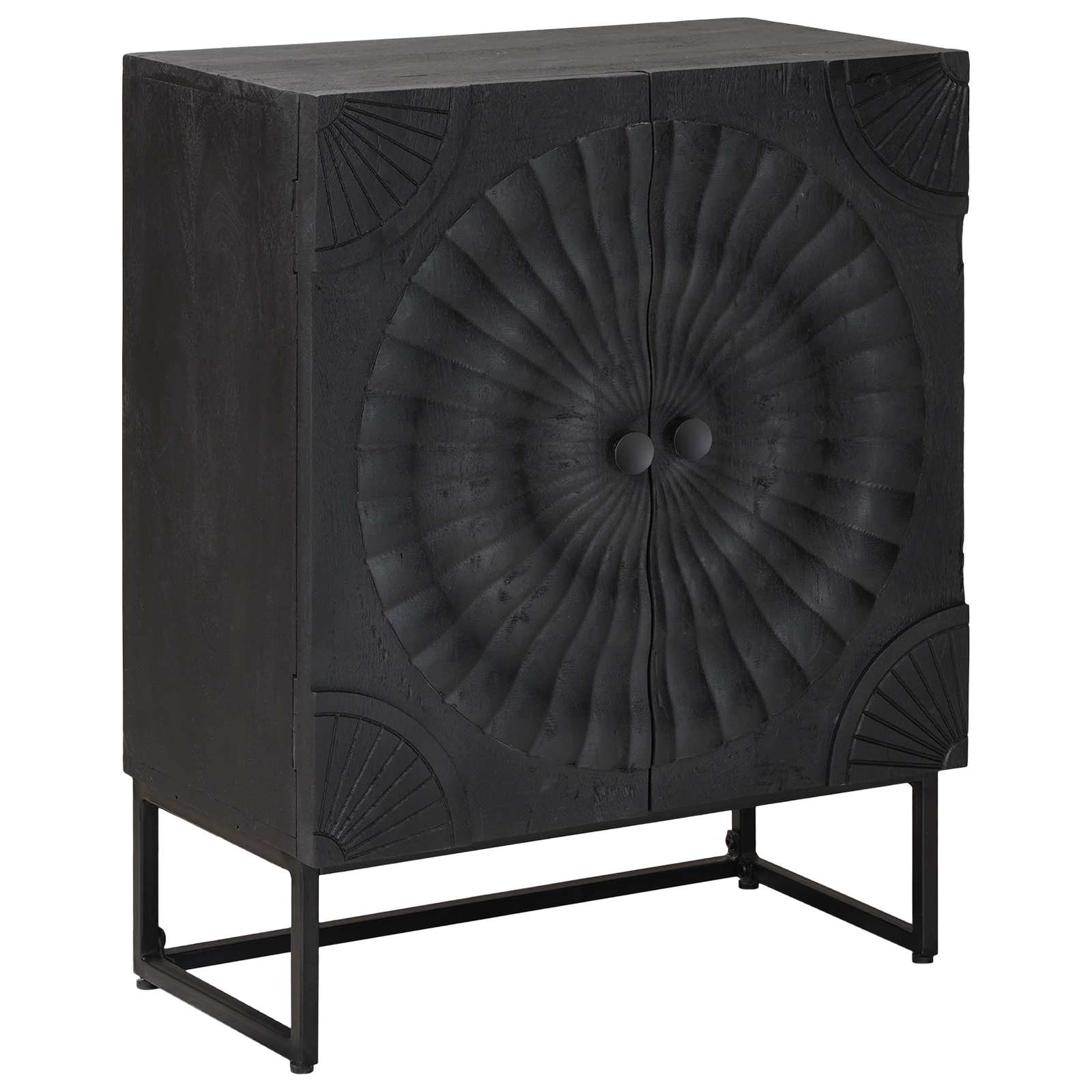 Dressoir Zwart 55 x 30 x 70 cm is nu te koop bij PeponiXL, paradijselijk wonen!