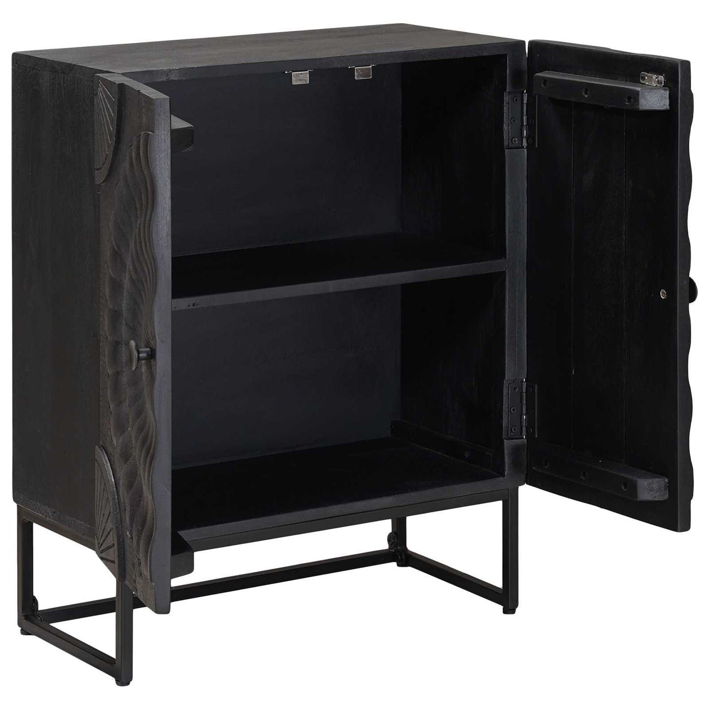 Dressoir Zwart 55 x 30 x 70 cm is nu te koop bij PeponiXL, paradijselijk wonen!