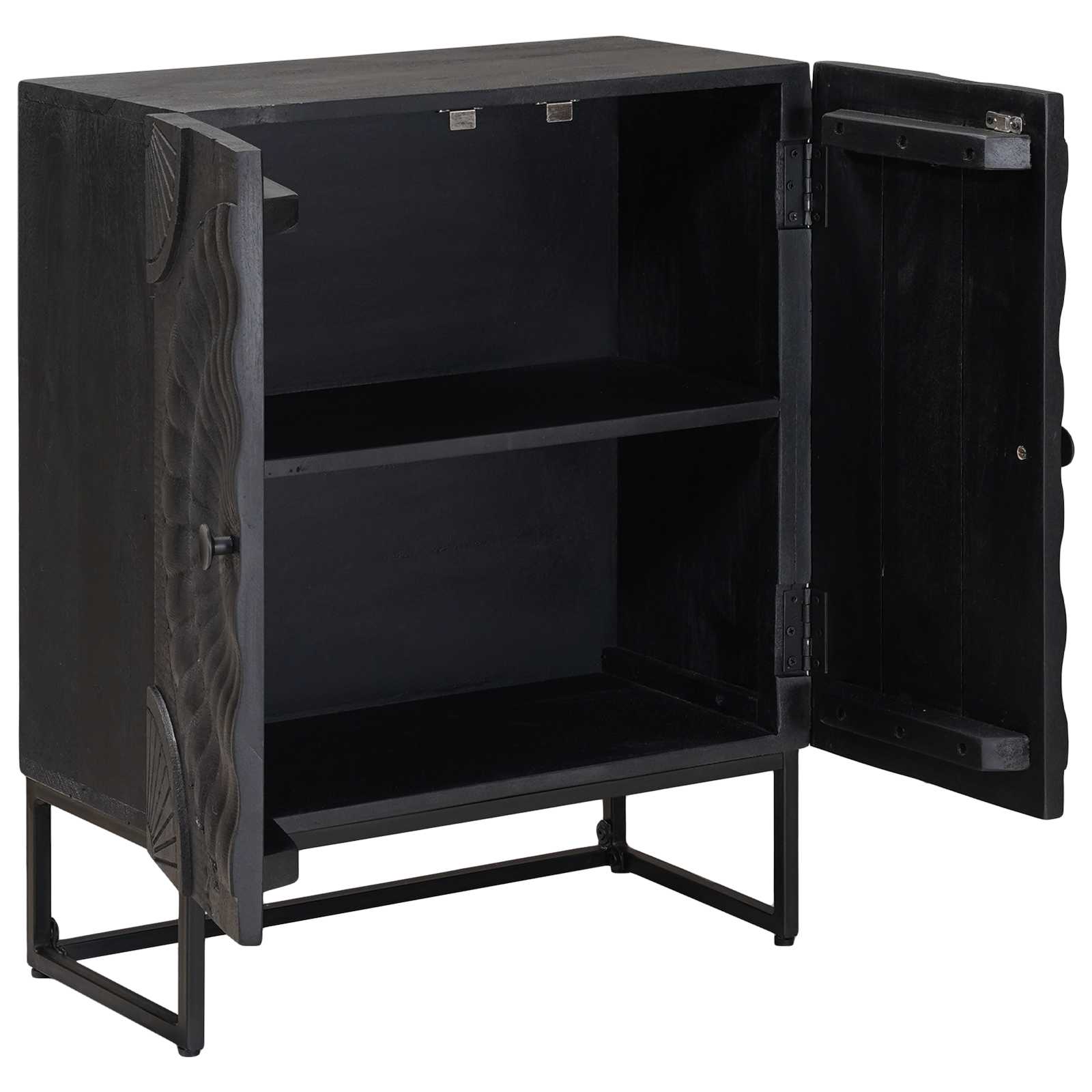 Dressoir Zwart 55 x 30 x 70 cm is nu te koop bij PeponiXL, paradijselijk wonen!
