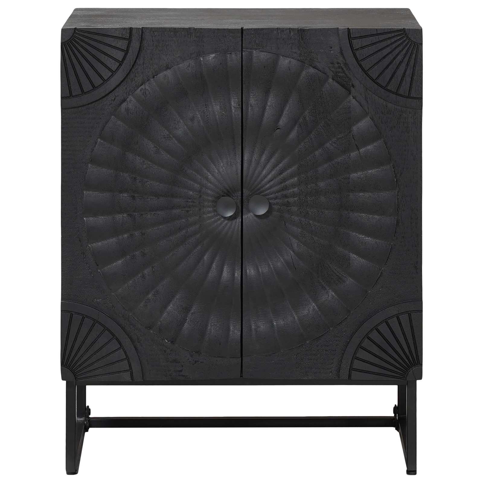 Dressoir Zwart 55 x 30 x 70 cm is nu te koop bij PeponiXL, paradijselijk wonen!