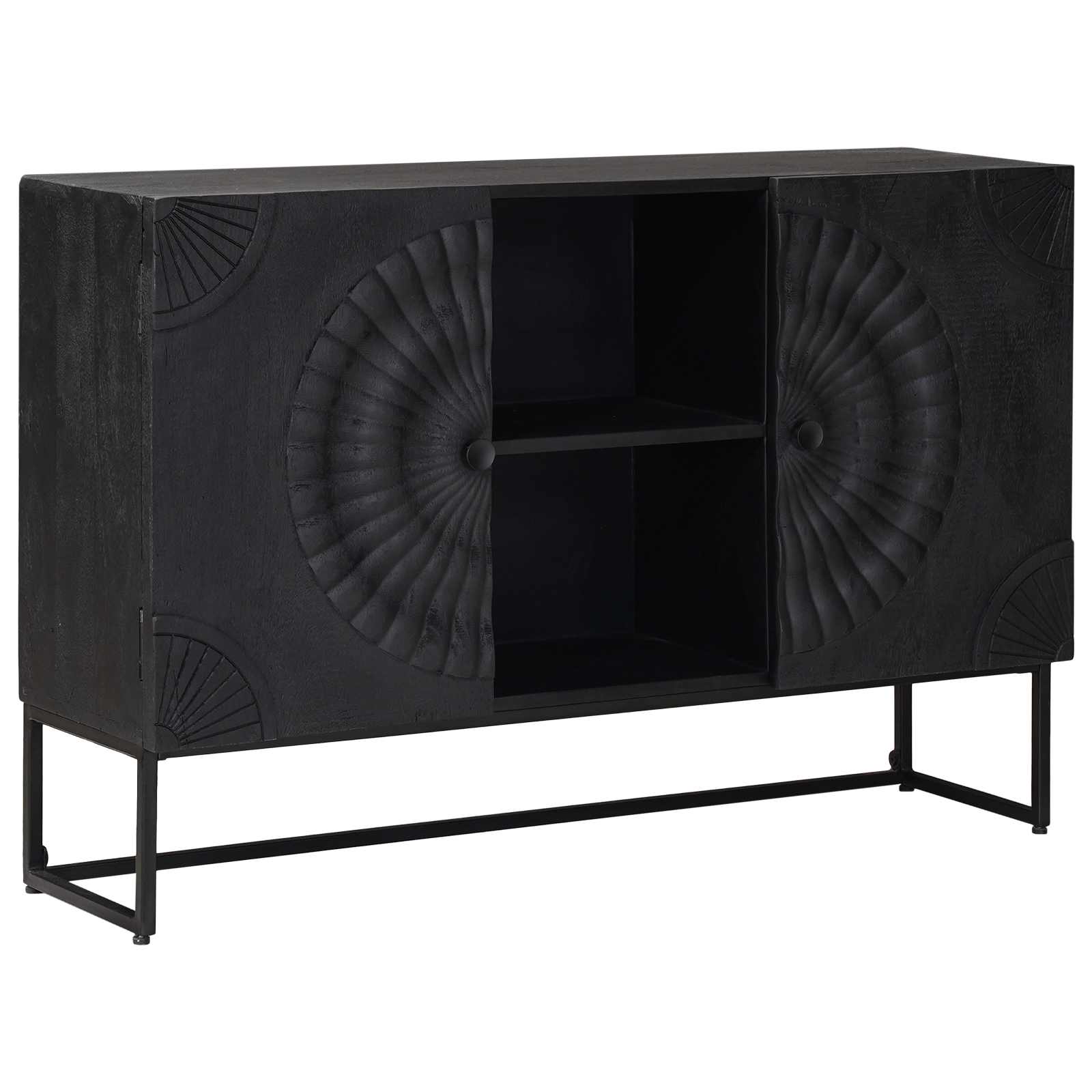 Dressoir Zwart 105 x 30 x 68 cm is nu te koop bij PeponiXL, paradijselijk wonen!