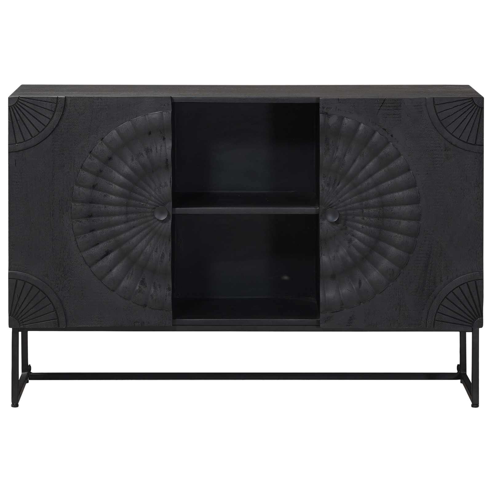 Dressoir Zwart 105 x 30 x 68 cm is nu te koop bij PeponiXL, paradijselijk wonen!