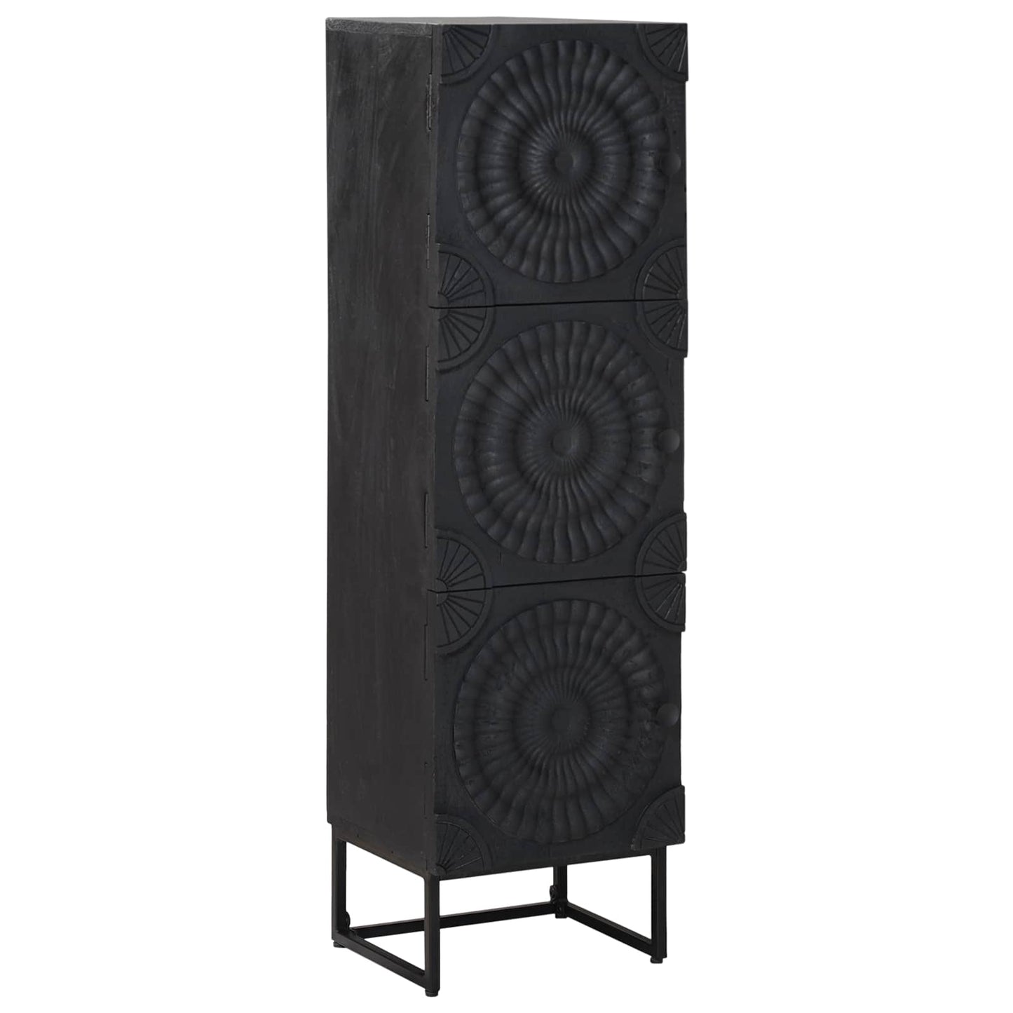 Hoge kast Zwart 35 x 30 x 120 cm is nu te koop bij PeponiXL, paradijselijk wonen!