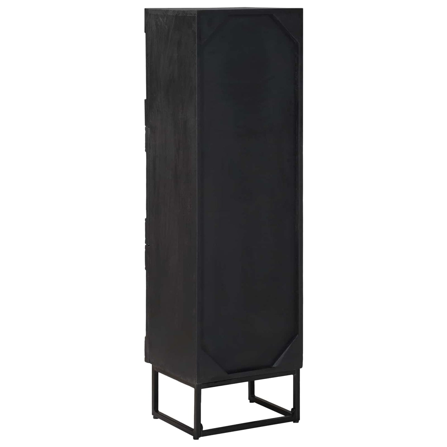 Hoge kast Zwart 35 x 30 x 120 cm is nu te koop bij PeponiXL, paradijselijk wonen!