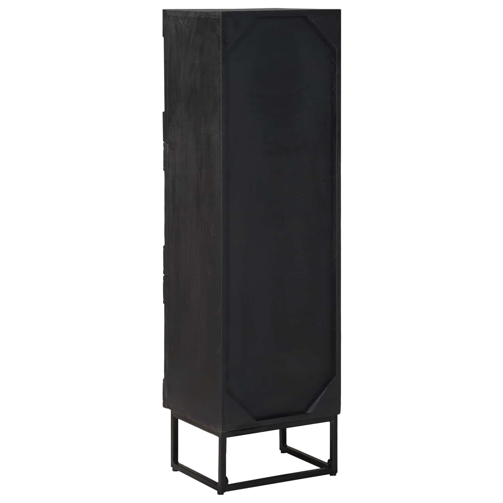 Hoge kast Zwart 35 x 30 x 120 cm is nu te koop bij PeponiXL, paradijselijk wonen!