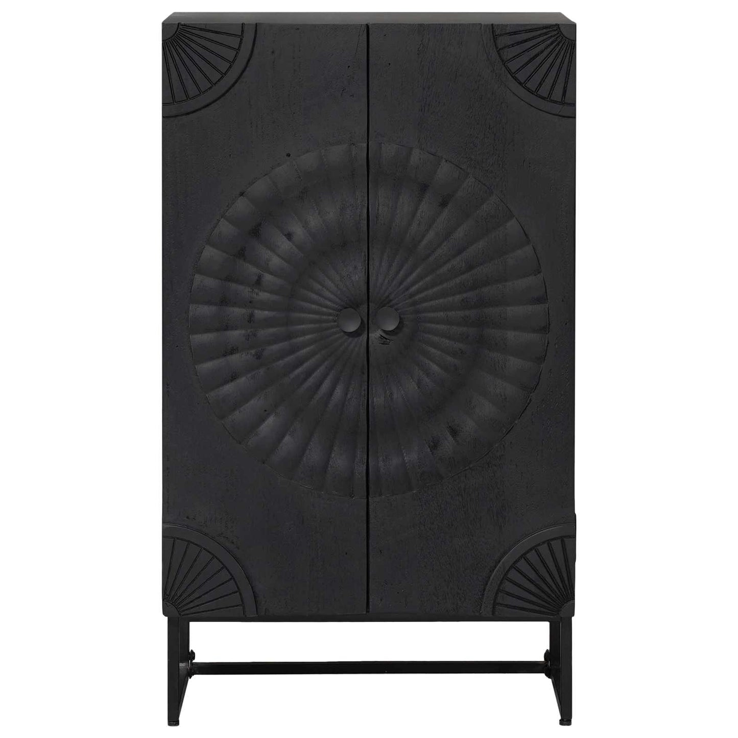 Hoge kast Zwart 55 x 30 x 95 cm is nu te koop bij PeponiXL, paradijselijk wonen!