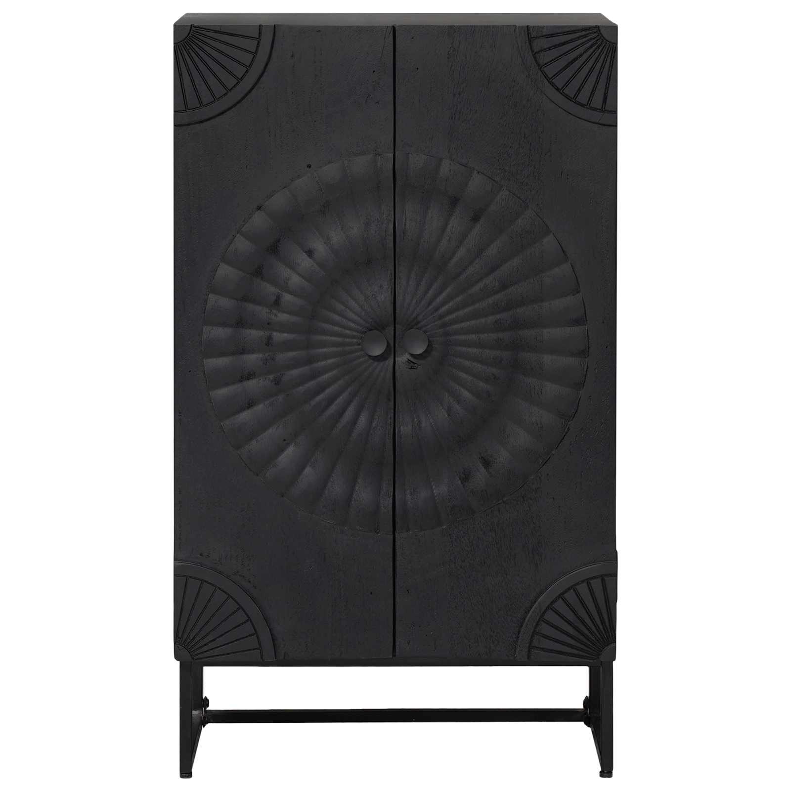 Hoge kast Zwart 55 x 30 x 95 cm is nu te koop bij PeponiXL, paradijselijk wonen!