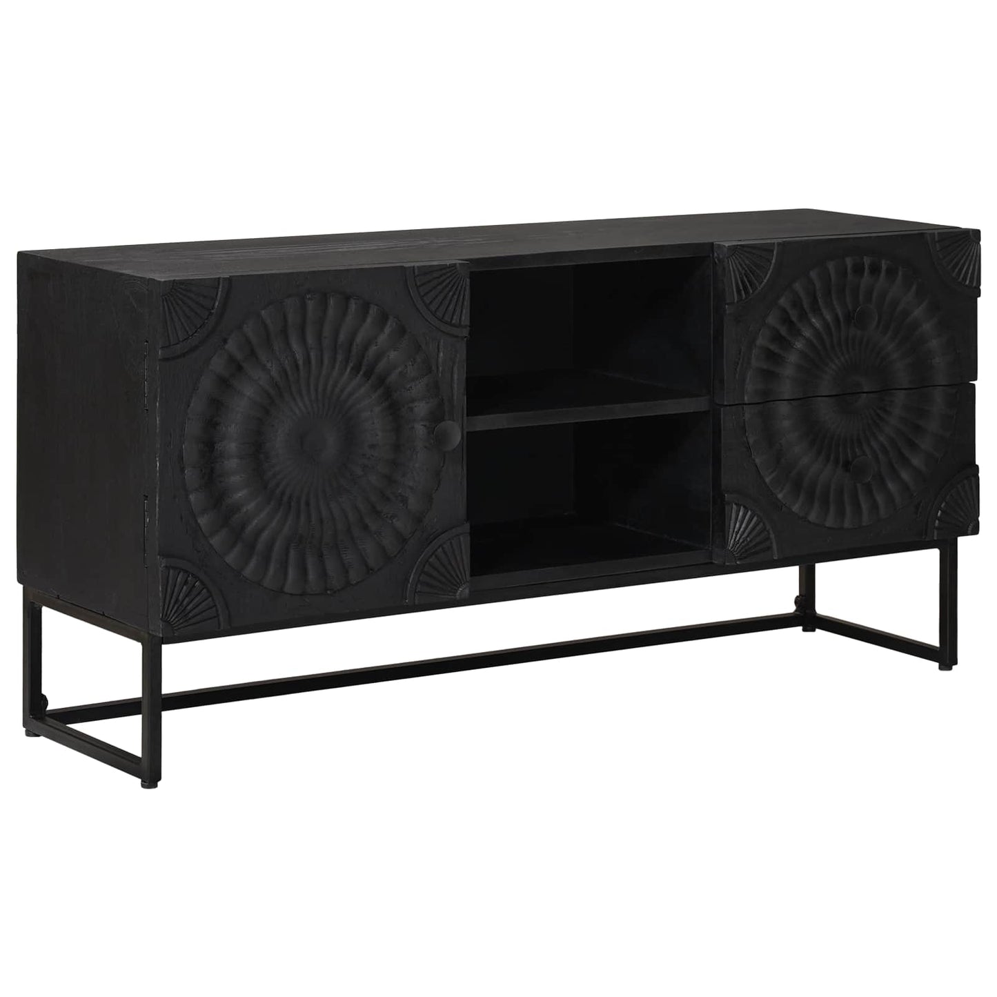 TV-kast met lade met plank met opslag Zwart 105 x 30 x 54 cm is nu te koop bij PeponiXL, paradijselijk wonen!