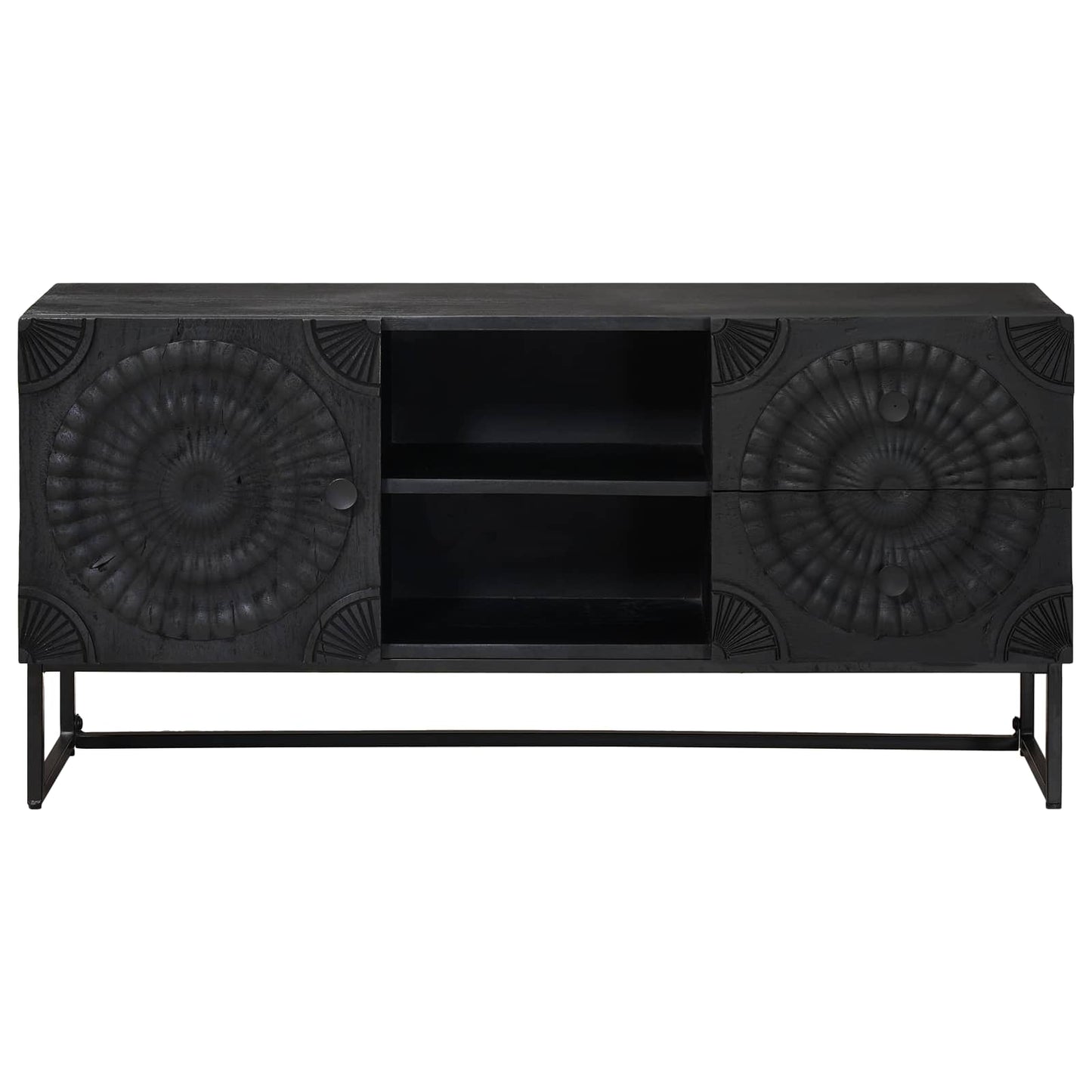 TV-kast met lade met plank met opslag Zwart 105 x 30 x 54 cm is nu te koop bij PeponiXL, paradijselijk wonen!