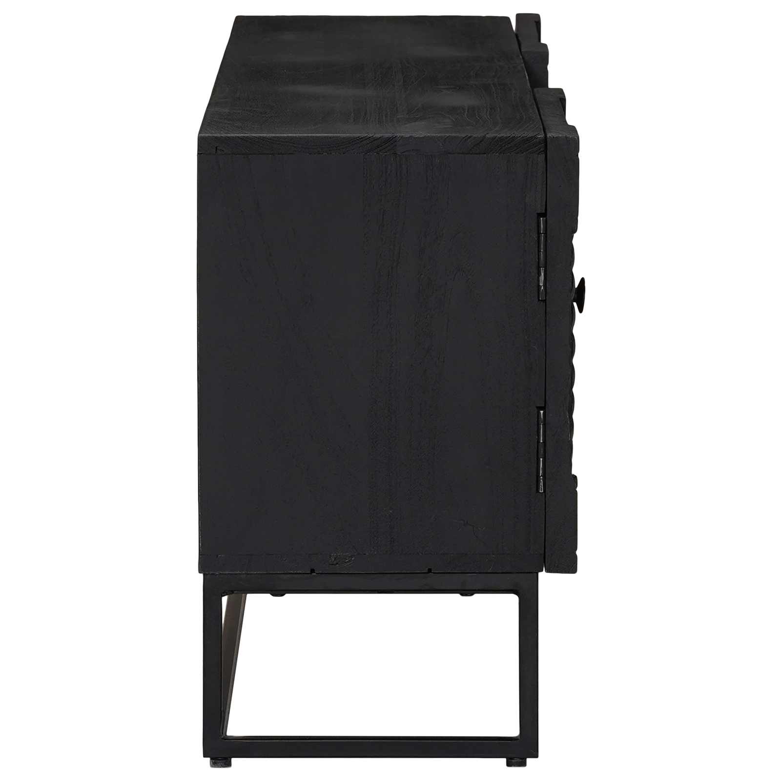 TV-kast met lade met plank met opslag Zwart 105 x 30 x 54 cm is nu te koop bij PeponiXL, paradijselijk wonen!