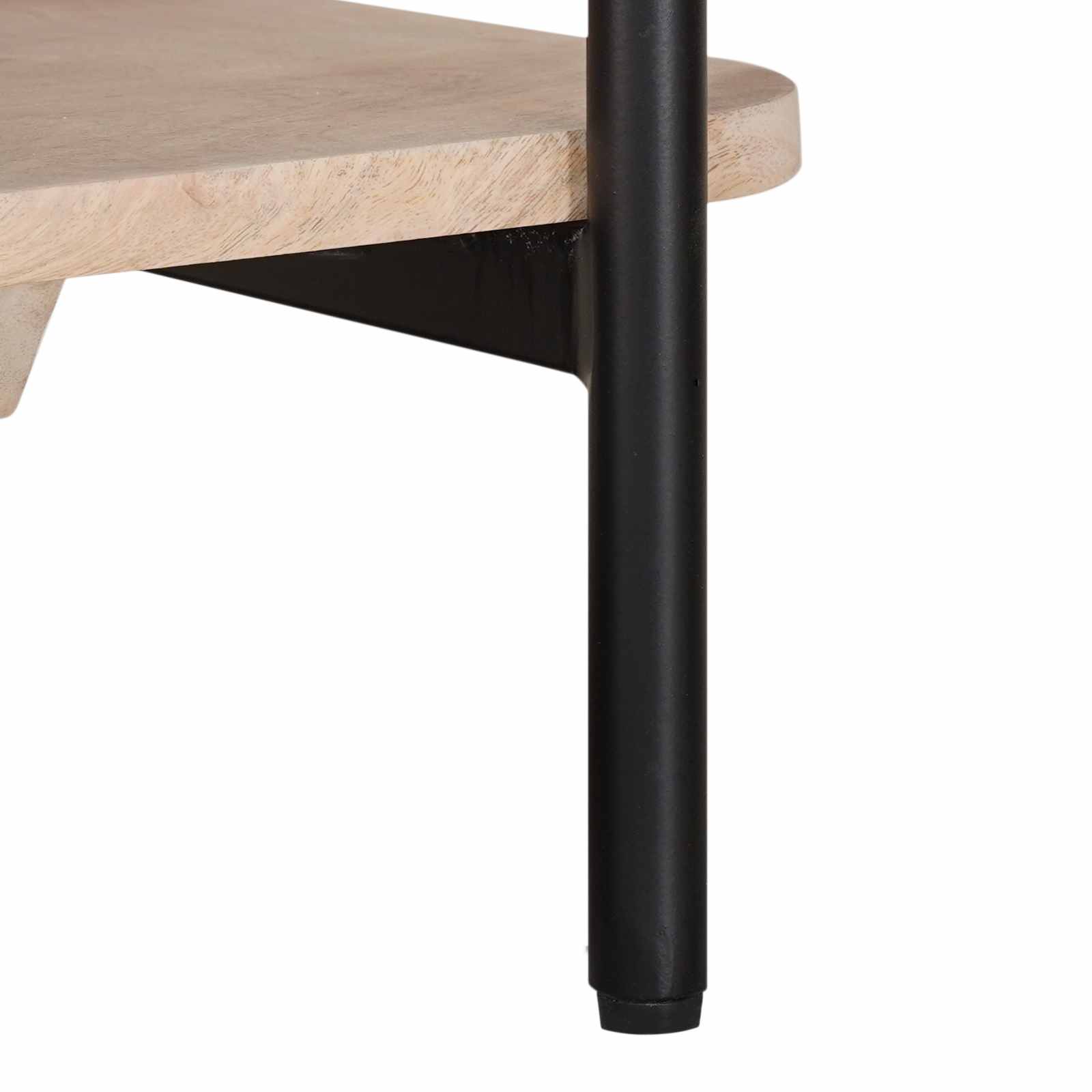 Handgemaakte Koffietafel Wit 85 x 45 x 50 cm Massief Mango Hout is nu te koop bij PeponiXL, paradijselijk wonen!