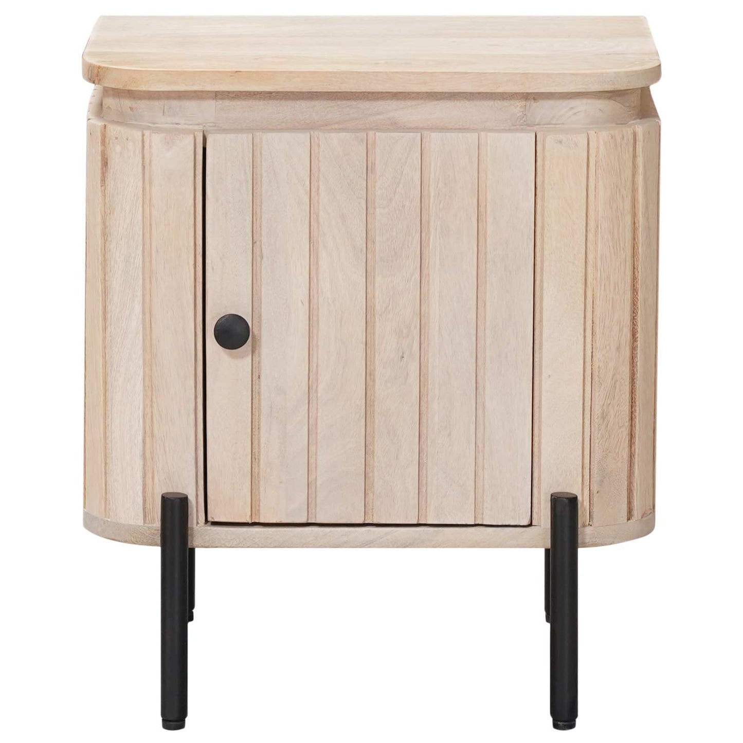 Handgemaakt nachtkastje Wit 40 x 30 x 45 cm Massief Mango Hout is nu te koop bij PeponiXL, paradijselijk wonen!