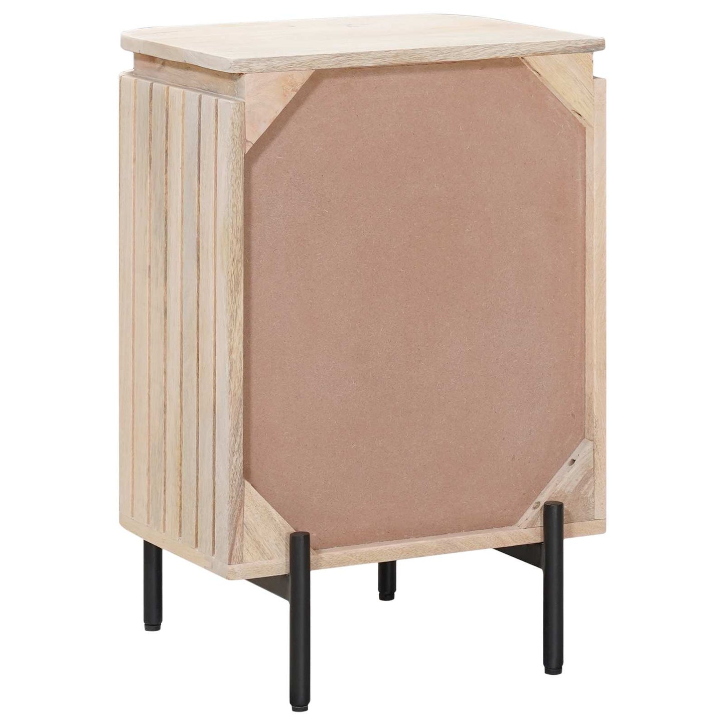 Handgemaakt nachtkastje Wit 40 x 30 x 60 cm Massief Mango Hout is nu te koop bij PeponiXL, paradijselijk wonen!
