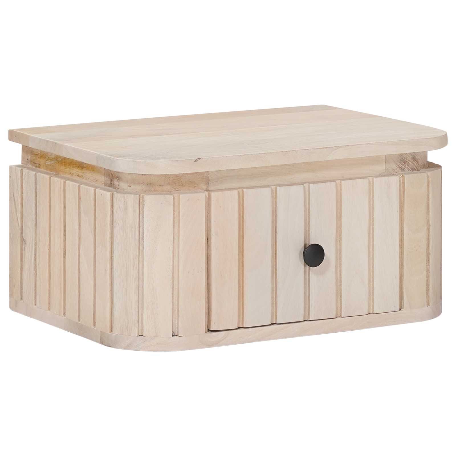 Handgemaakt nachtkastje Wit 40 x 30 x 20 cm Massief Mango Hout is nu te koop bij PeponiXL, paradijselijk wonen!