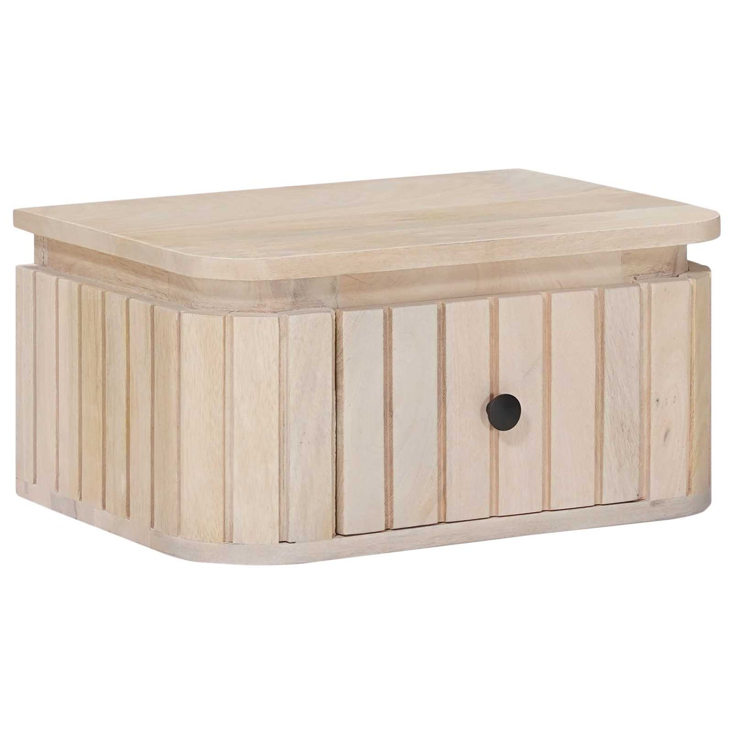 Handgemaakt nachtkastje Wit 40 x 30 x 20 cm Massief Mango Hout is nu te koop bij PeponiXL, paradijselijk wonen!