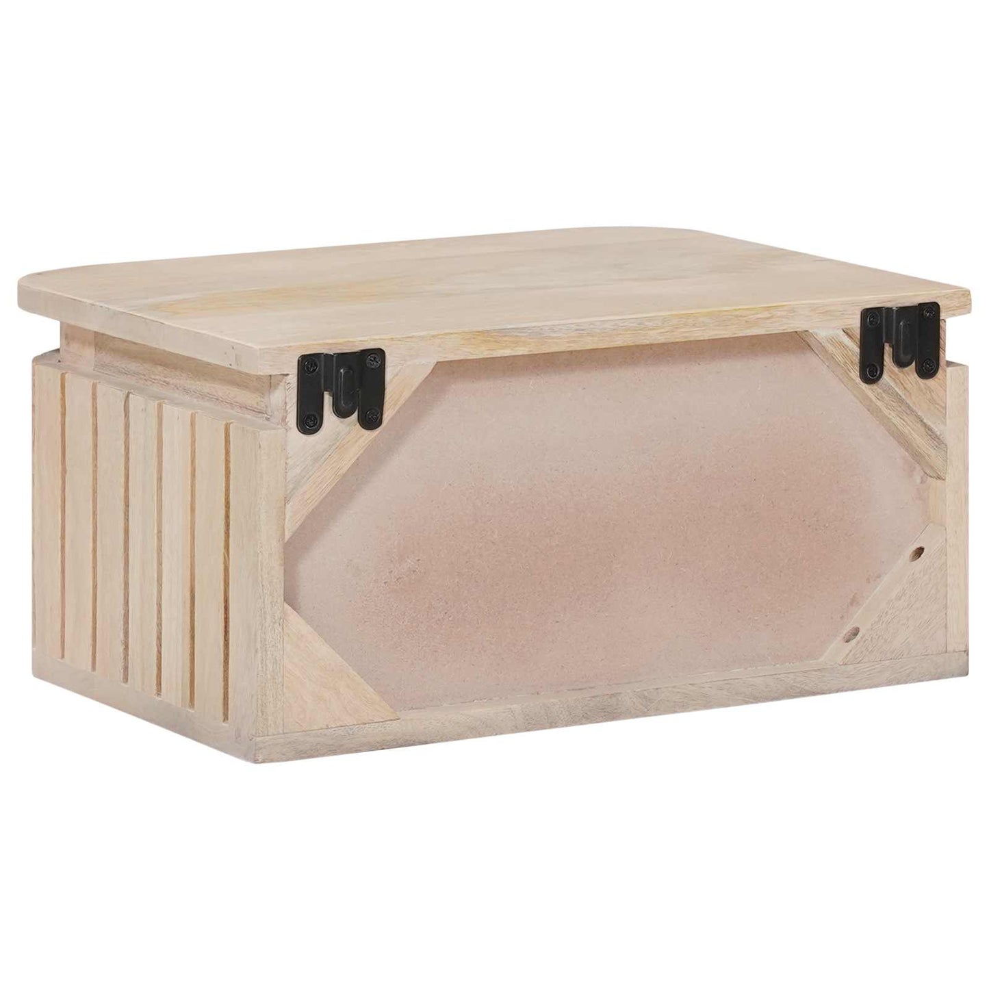 Handgemaakt nachtkastje Wit 40 x 30 x 20 cm Massief Mango Hout is nu te koop bij PeponiXL, paradijselijk wonen!
