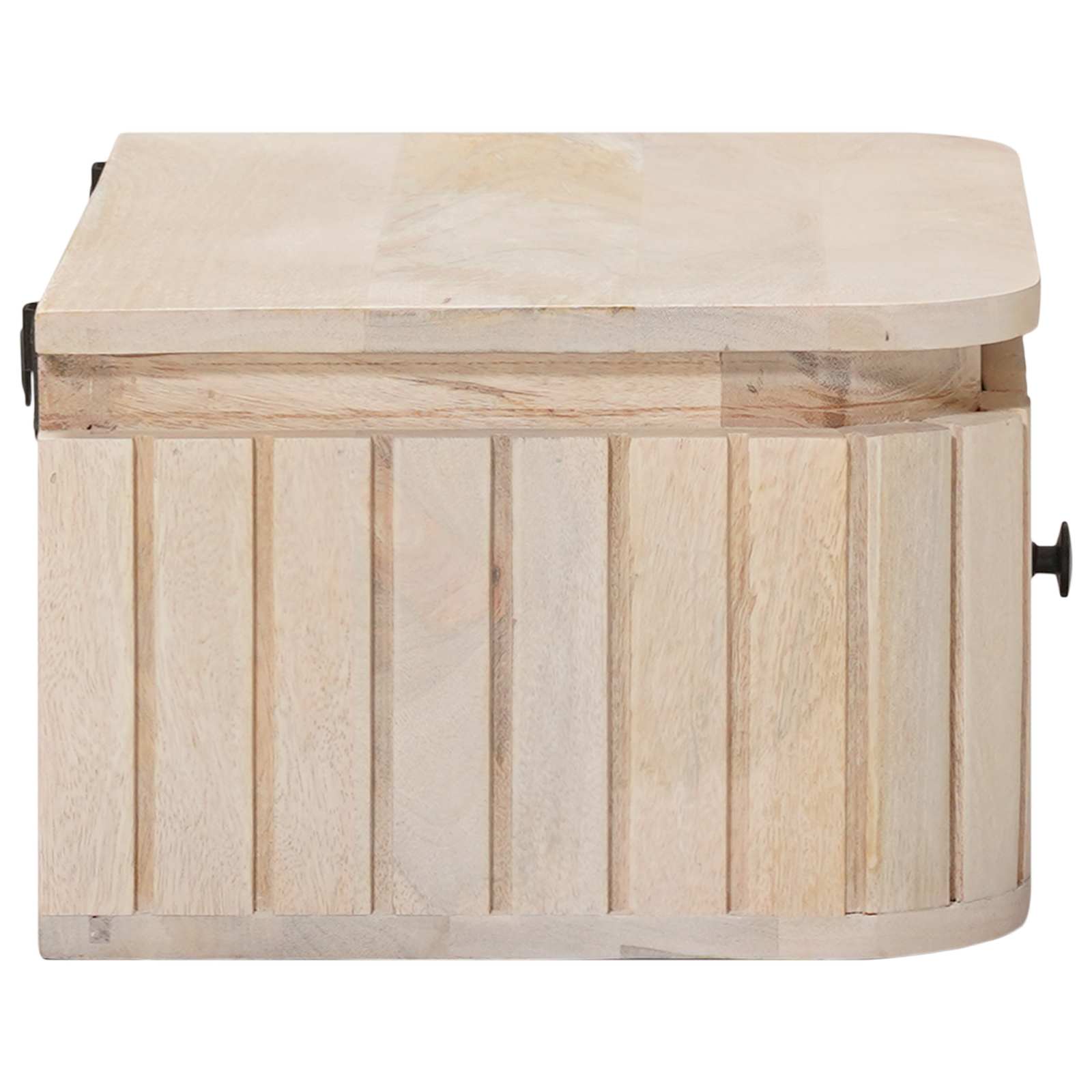 Handgemaakt nachtkastje Wit 40 x 30 x 20 cm Massief Mango Hout is nu te koop bij PeponiXL, paradijselijk wonen!