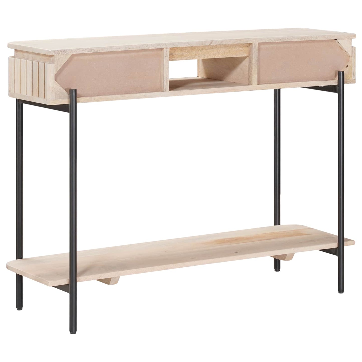 Handgemaakte Eindtafel Wit 100 x 30 x 76 cm Massief Mango Hout is nu te koop bij PeponiXL, paradijselijk wonen!