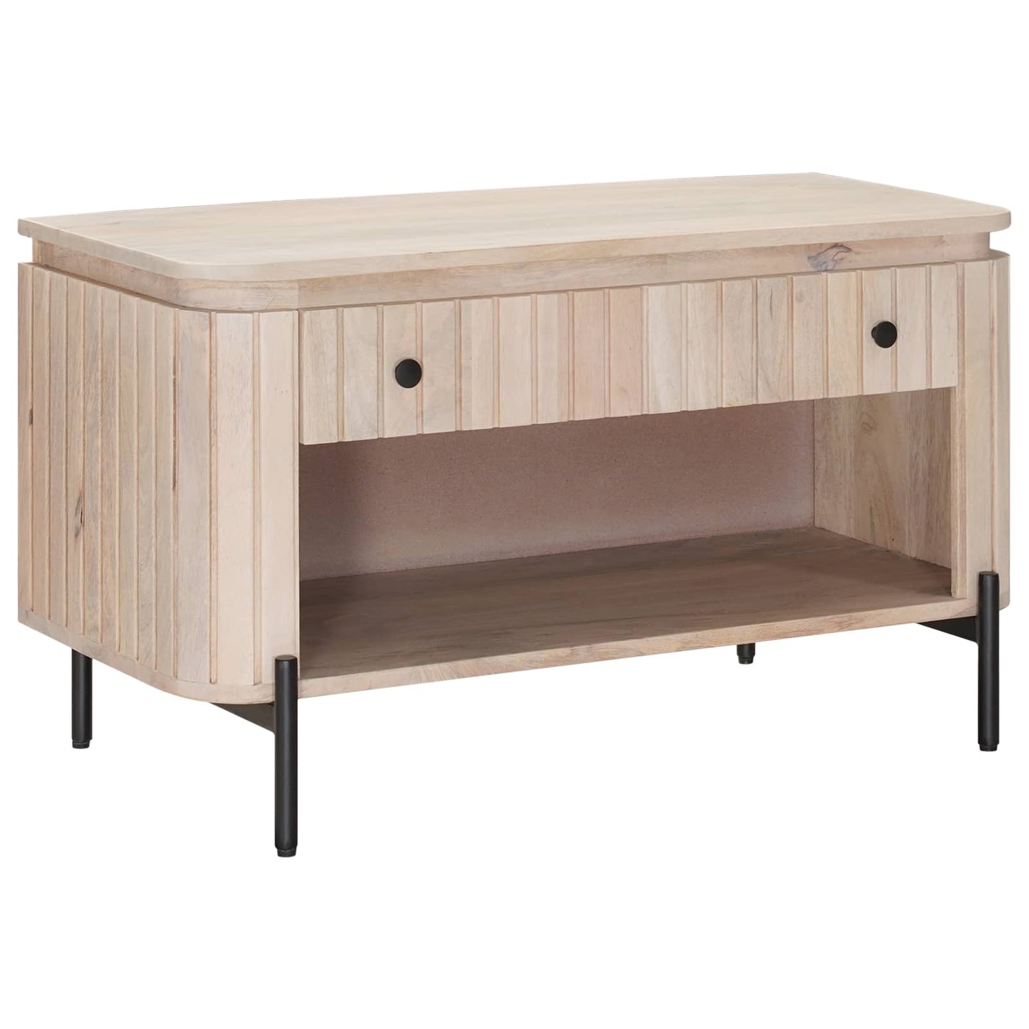 Schoenenbank met lade met plank met opslag 85 x 37 x 48 cm is nu te koop bij PeponiXL, paradijselijk wonen!