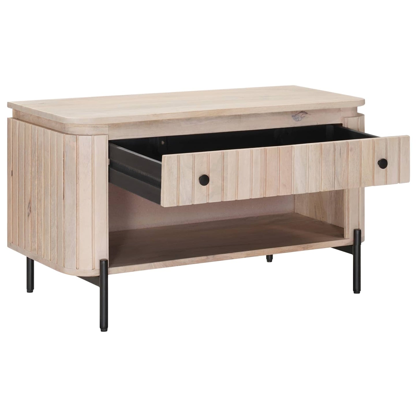 Schoenenbank met lade met plank met opslag 85 x 37 x 48 cm is nu te koop bij PeponiXL, paradijselijk wonen!