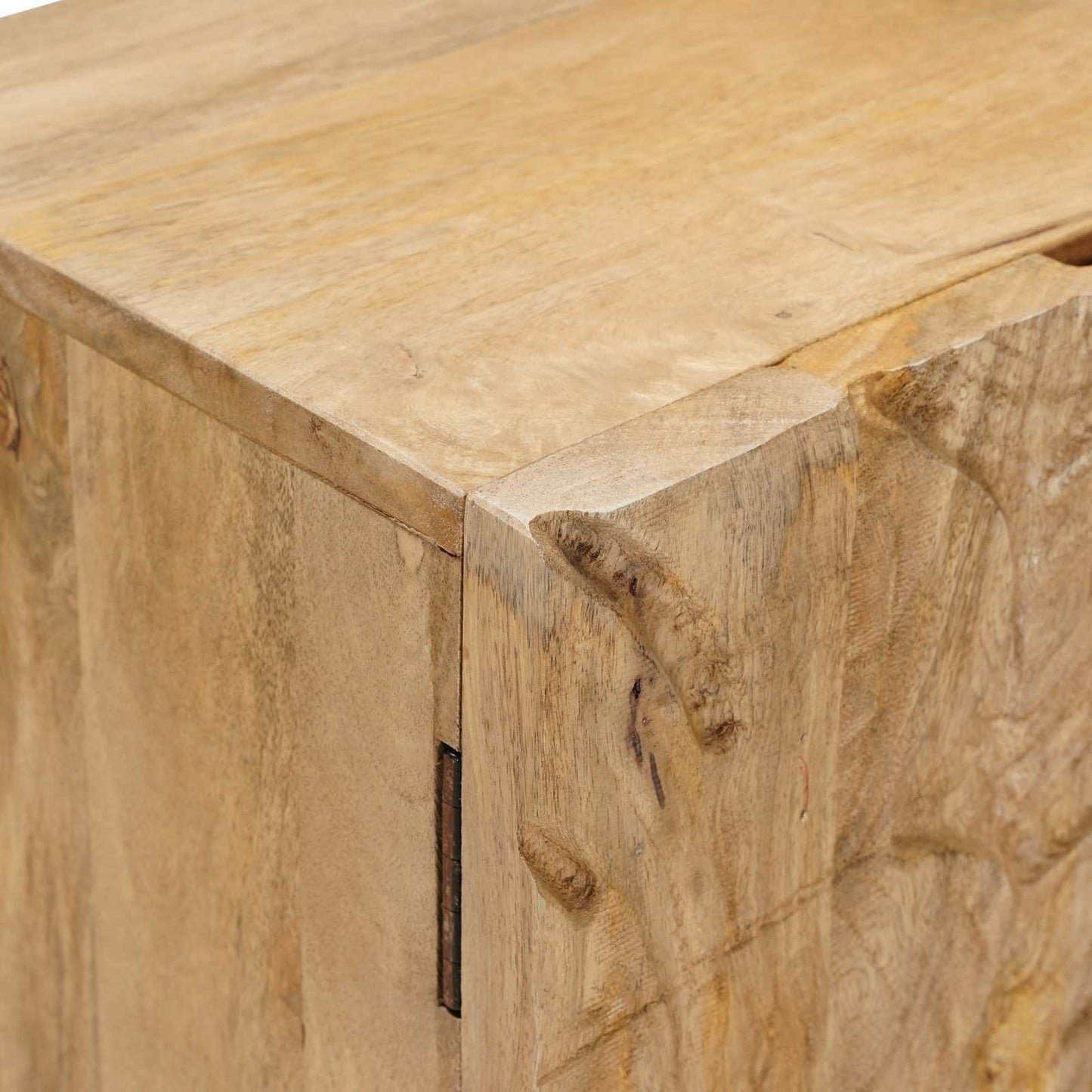 Dressoir 53 x 30 x 65 cm Massief Mango Hout en Geengineerd Hout is nu te koop bij PeponiXL, paradijselijk wonen!