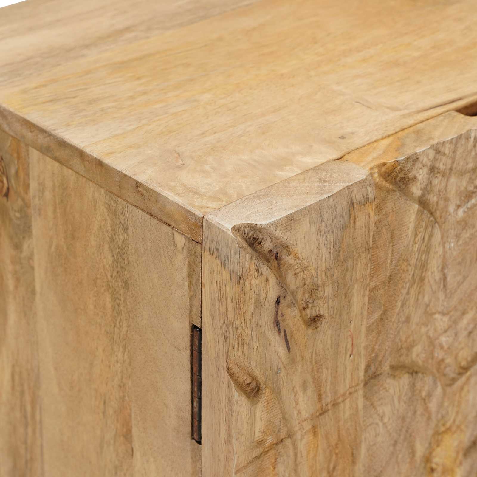Dressoir 53 x 30 x 65 cm Massief Mango Hout en Geengineerd Hout is nu te koop bij PeponiXL, paradijselijk wonen!
