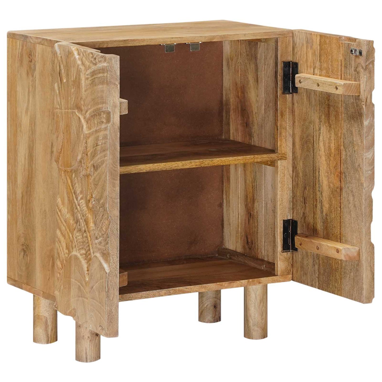 Dressoir 53 x 30 x 65 cm Massief Mango Hout en Geengineerd Hout is nu te koop bij PeponiXL, paradijselijk wonen!