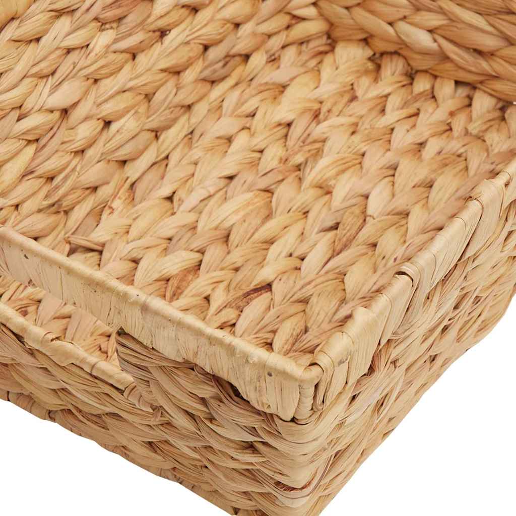 Opslagmanden 2 pcs Naturel 38 x 28 x 15 cm Waterhyacint is nu te koop bij PeponiXL, paradijselijk wonen!