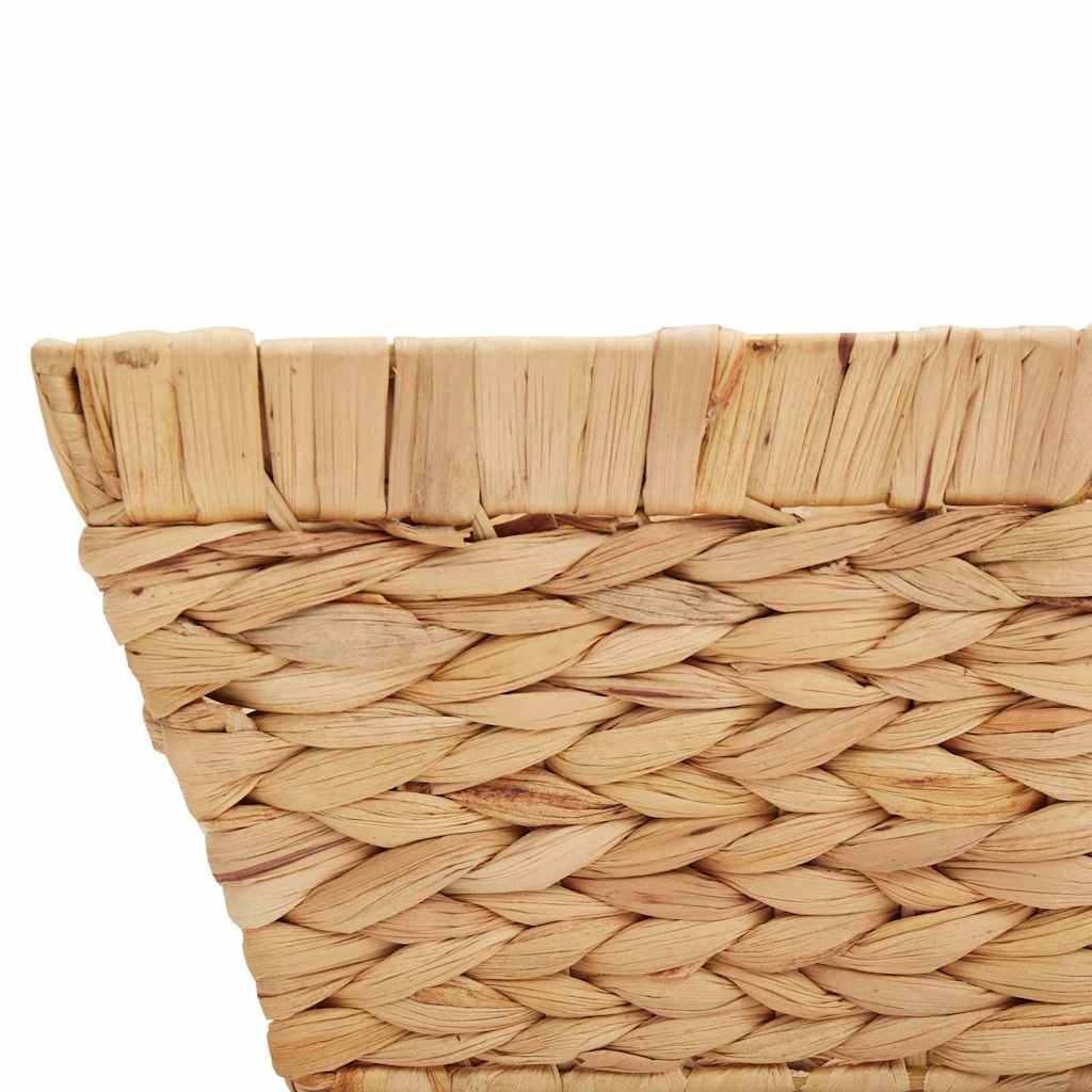 Opslagmanden 2 pcs Naturel 38 x 28 x 15 cm Waterhyacint is nu te koop bij PeponiXL, paradijselijk wonen!
