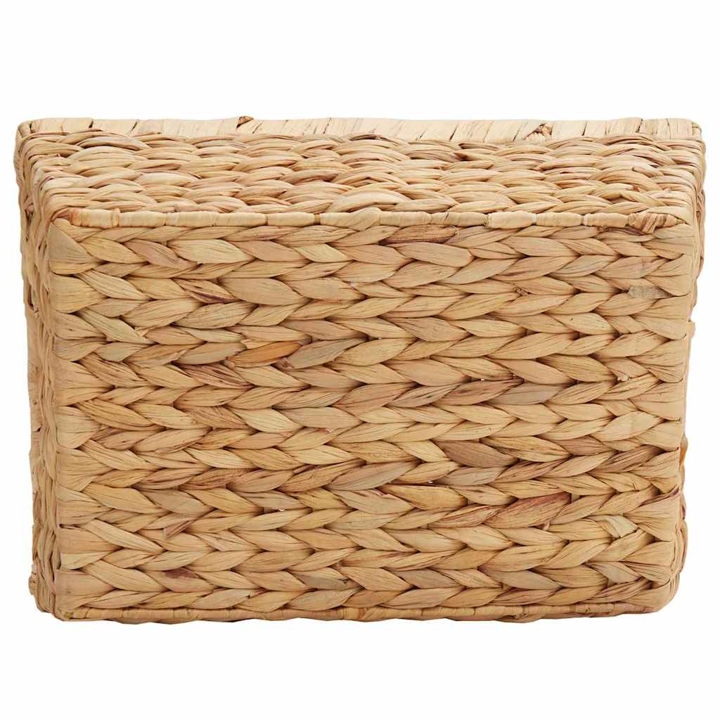 Opslagmanden 2 pcs Naturel 38 x 28 x 15 cm Waterhyacint is nu te koop bij PeponiXL, paradijselijk wonen!