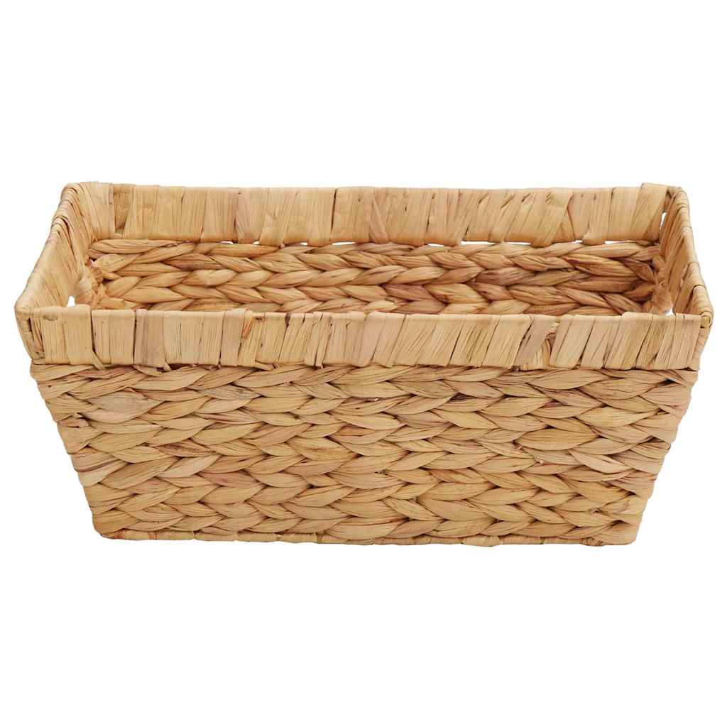 Opslagmanden 2 pcs Naturel 38 x 28 x 15 cm Waterhyacint is nu te koop bij PeponiXL, paradijselijk wonen!
