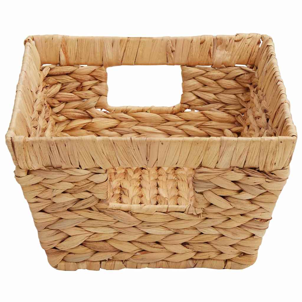 Opslagmanden 2 pcs Naturel 38 x 28 x 15 cm Waterhyacint is nu te koop bij PeponiXL, paradijselijk wonen!