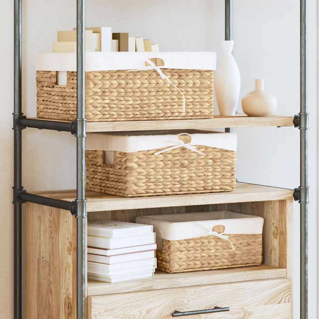 Opslagmanden 3 pcs Naturel Waterhyacint is nu te koop bij PeponiXL, paradijselijk wonen!