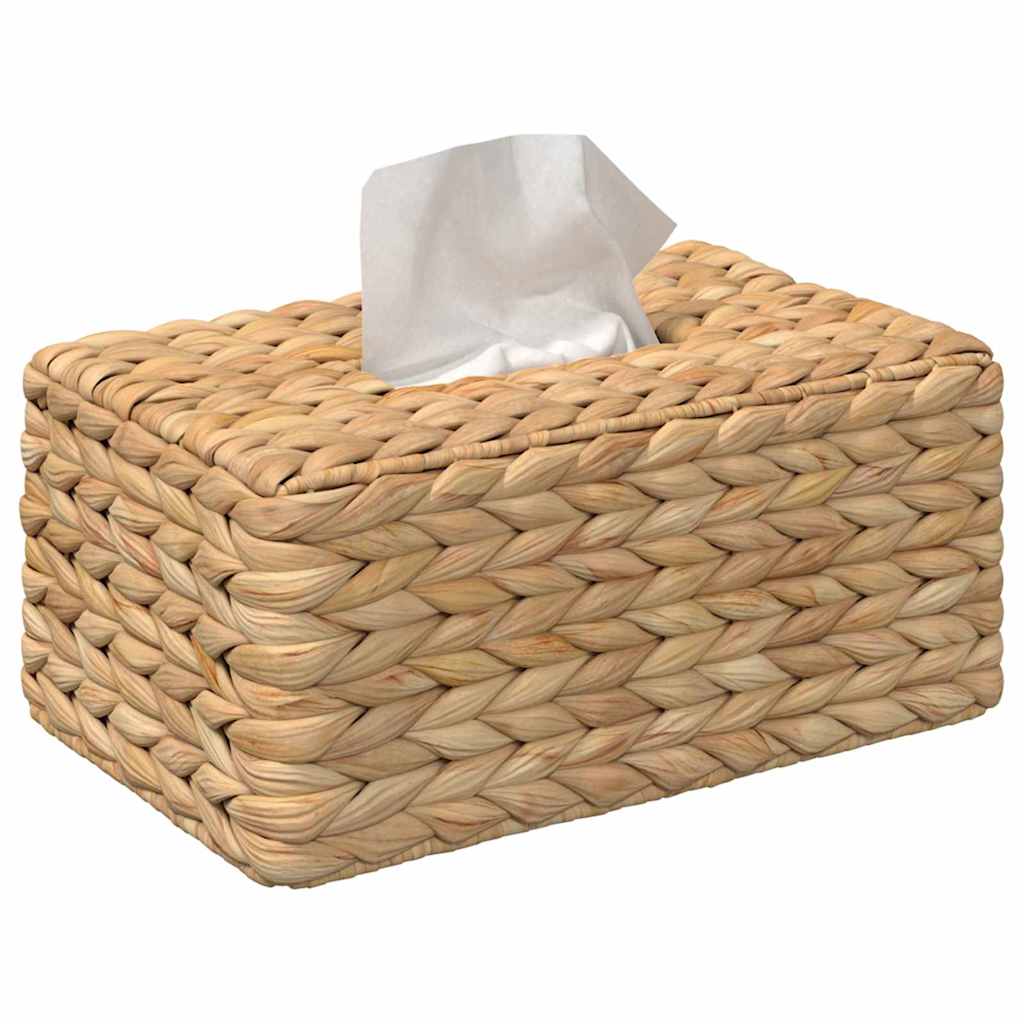 Tissueboxhoezen 2 pcs Waterhyacint 27.5 x 16.5 x 14 cm Naturel is nu te koop bij PeponiXL, paradijselijk wonen!