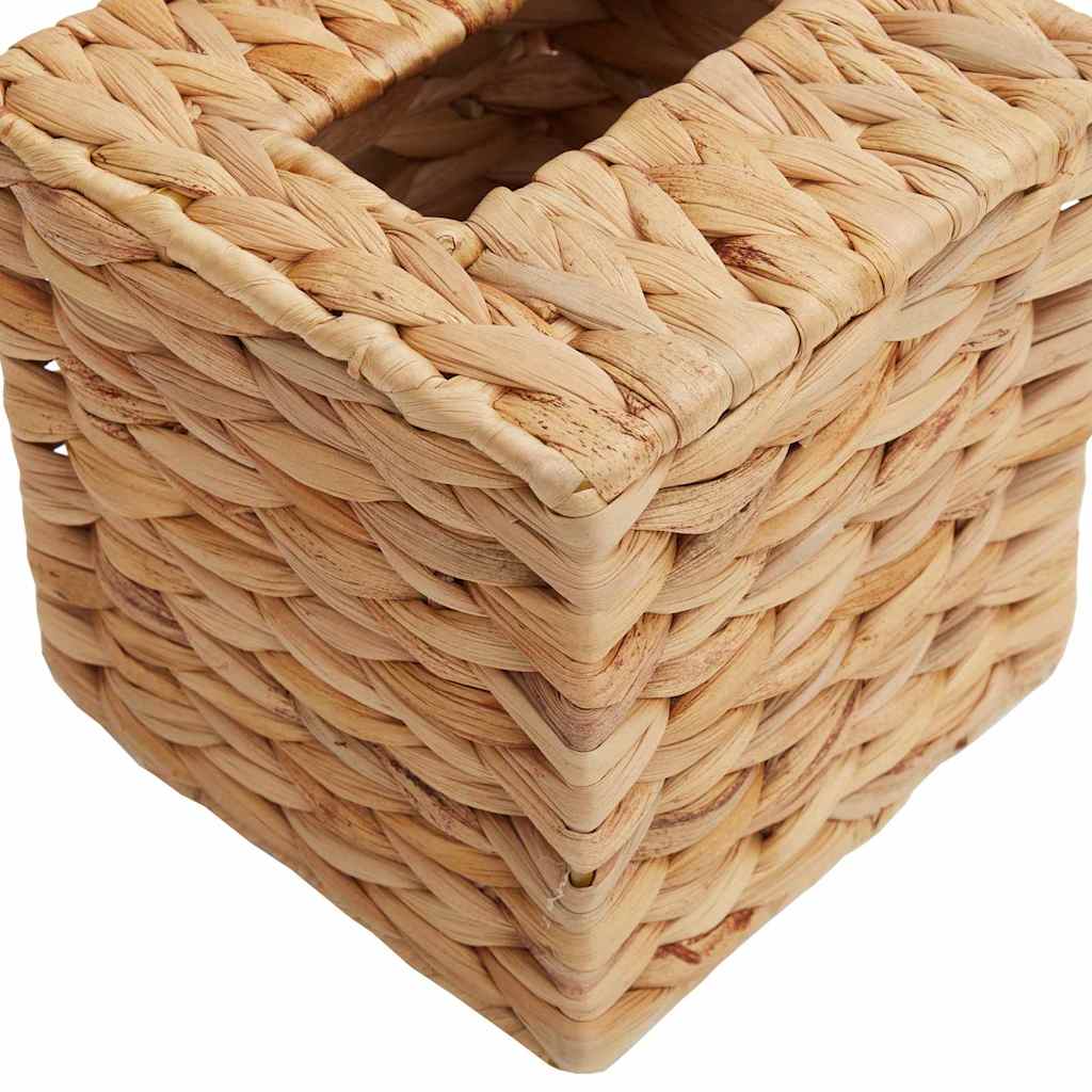 Tissueboxhoezen 2 pcs Waterhyacint 14,5 x 14,5 x 15 cm Naturel is nu te koop bij PeponiXL, paradijselijk wonen!