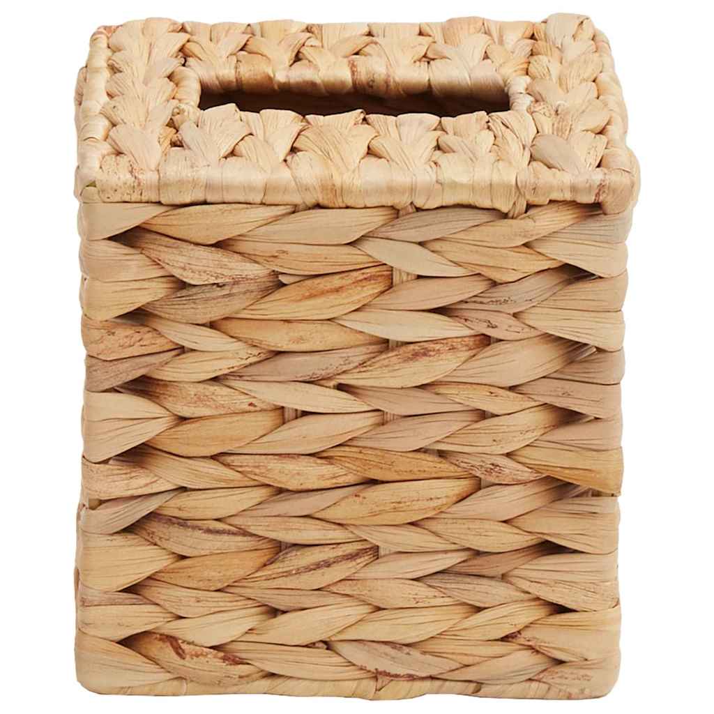 Tissueboxhoezen 2 pcs Waterhyacint 14,5 x 14,5 x 15 cm Naturel is nu te koop bij PeponiXL, paradijselijk wonen!