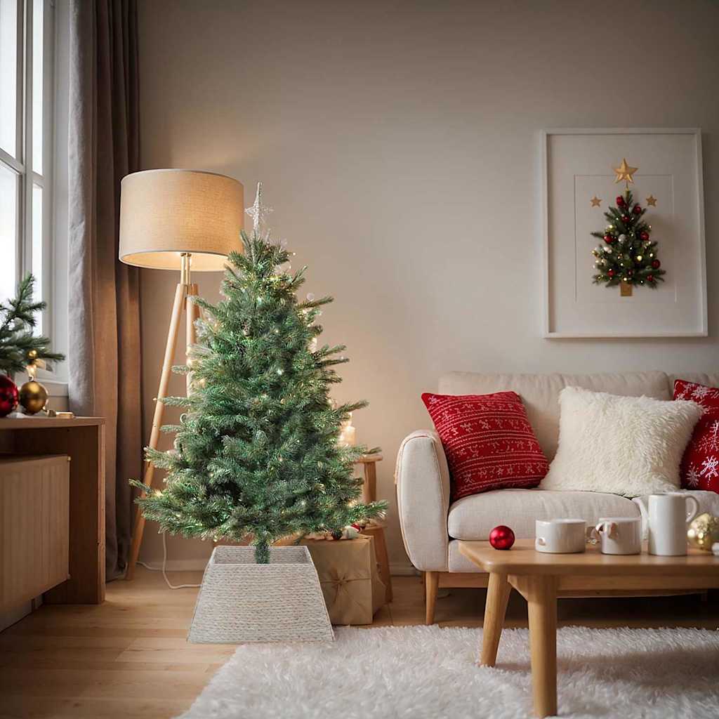 Kerstboomkraag Wit 60 x 60 x 28 cm Waterhyacint is nu te koop bij PeponiXL, paradijselijk wonen!