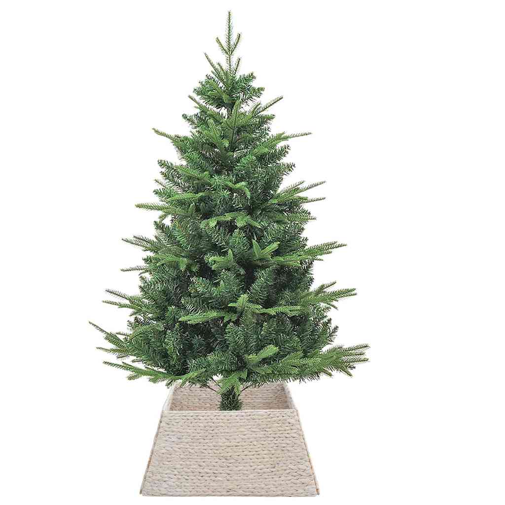 Kerstboomkraag Wit 70 x 70 x 28 cm Waterhyacint is nu te koop bij PeponiXL, paradijselijk wonen!