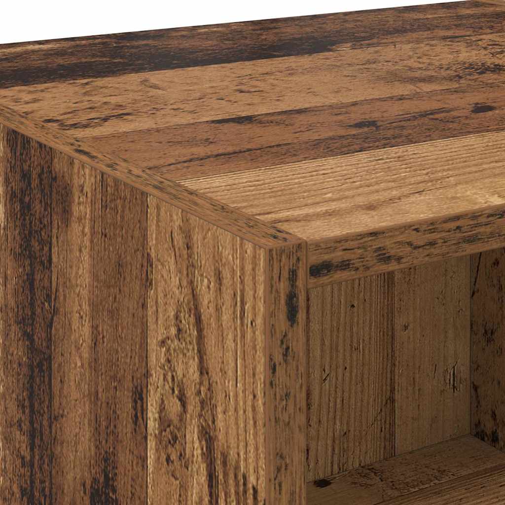 Highboard met lade Oud Hout 40 x 42,5 x 185 cm Bewerkt hout is nu te koop bij PeponiXL, paradijselijk wonen!