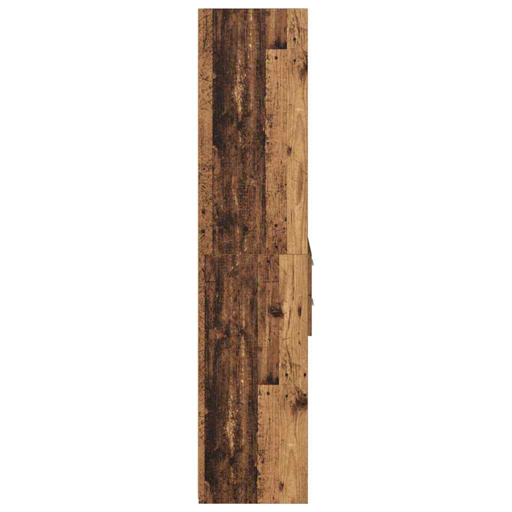 Highboard met lade Oud Hout 40 x 42,5 x 185 cm Bewerkt hout is nu te koop bij PeponiXL, paradijselijk wonen!