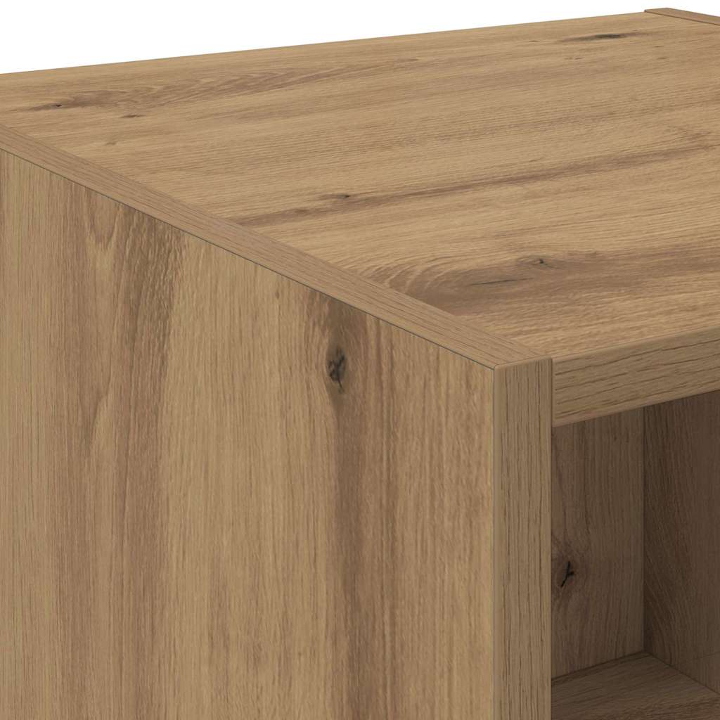 Highboard Artisan Eiken 40 x 42,5 x 185 cm Bewerkt hout is nu te koop bij PeponiXL, paradijselijk wonen!