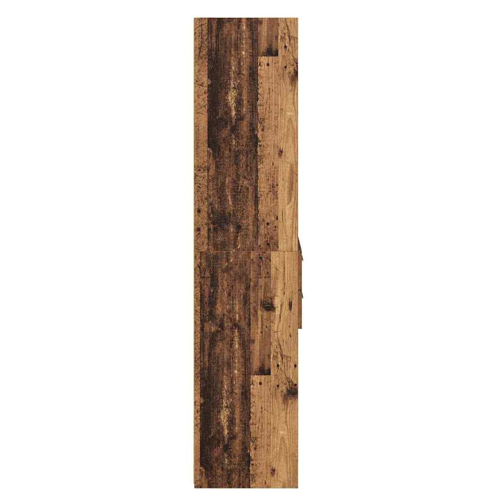 Highboard met lade Oud Hout 50 x 42,5 x 185 cm Bewerkt hout is nu te koop bij PeponiXL, paradijselijk wonen!
