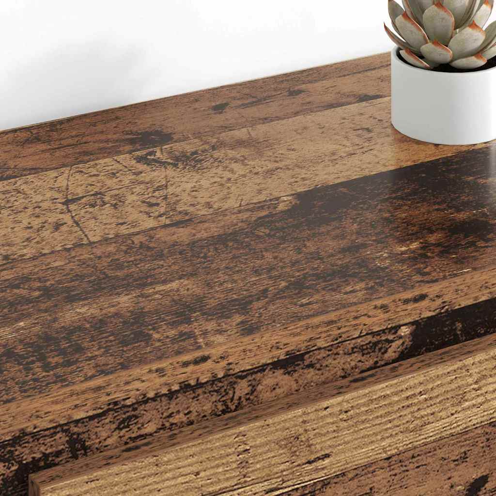 Dressoirs 2 pcs Oud Hout 70 x 35,5 x 67,5 cm Bewerkt hout is nu te koop bij PeponiXL, paradijselijk wonen!