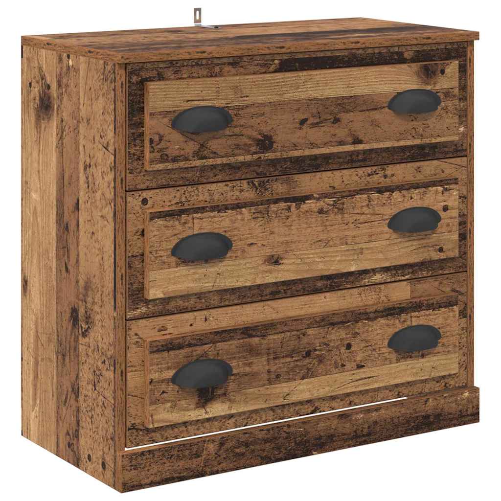 Dressoirs 2 pcs Oud Hout 70 x 35,5 x 67,5 cm Bewerkt hout is nu te koop bij PeponiXL, paradijselijk wonen!