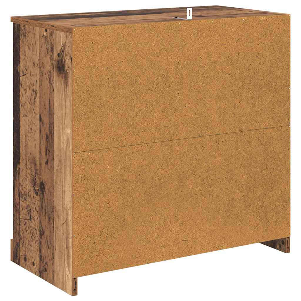 Dressoirs 2 pcs Oud Hout 70 x 35,5 x 67,5 cm Bewerkt hout is nu te koop bij PeponiXL, paradijselijk wonen!