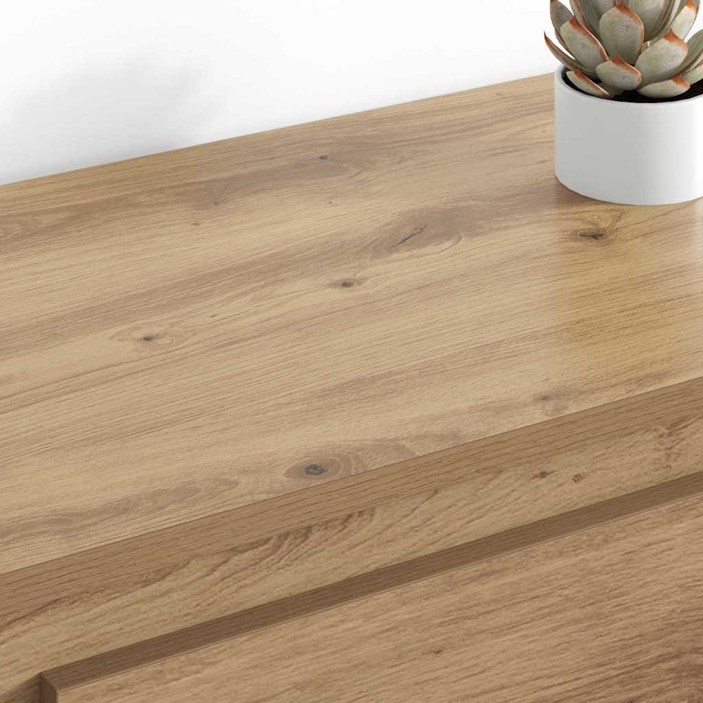 Dressoirs 2 pcs Artisan Eiken 70 x 35,5 x 67,5 cm Bewerkt hout is nu te koop bij PeponiXL, paradijselijk wonen!