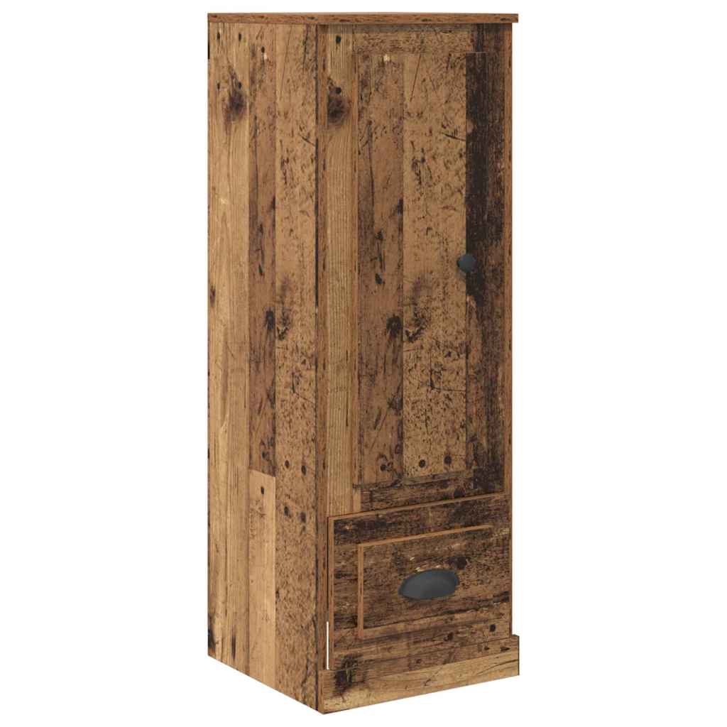 Hoge kast met lade 3 pcs Oud Hout Bewerkt hout is nu te koop bij PeponiXL, paradijselijk wonen!